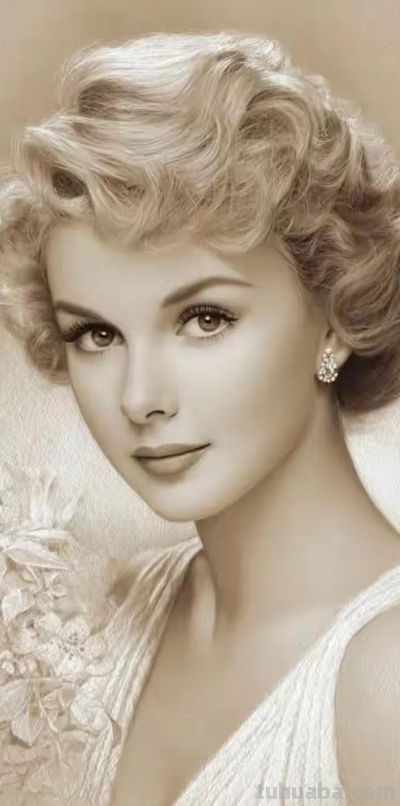 素描美女 - 图画吧TUHUABA