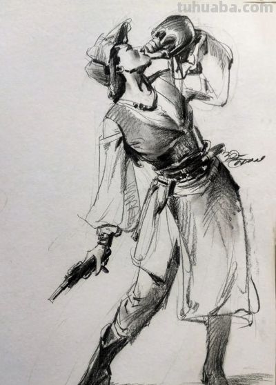 速写名师——梁生作品 - 今日头条