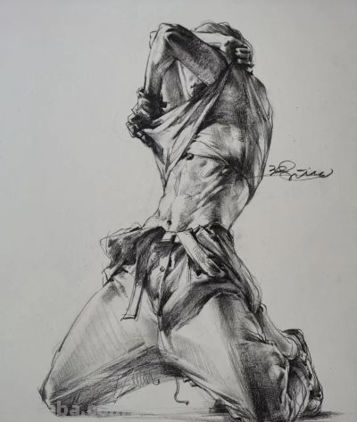 速写名师——梁生作品 - 图画吧TUHUABA