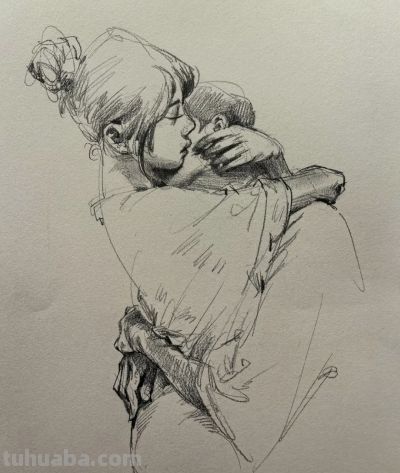 速写名师——梁生作品 - 图画吧TUHUABA