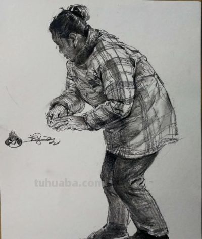 速写名师——梁生作品 - 图画吧TUHUABA