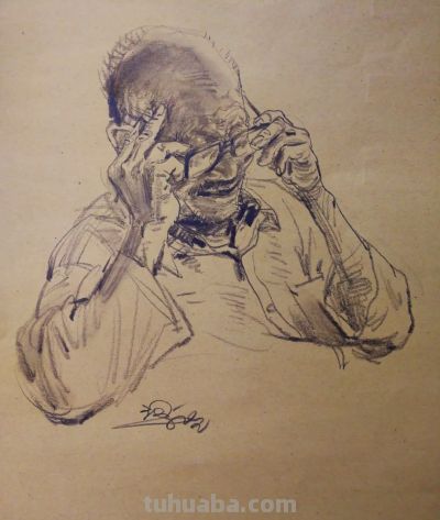 速写名师——梁生作品 - 图画吧TUHUABA