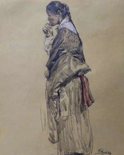 速写名师——梁生作品 - 图画吧TUHUABA