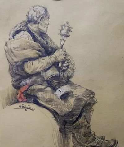 速写名师——梁生作品 - 图画吧TUHUABA