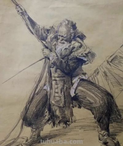 速写名师——梁生作品 - 图画吧TUHUABA