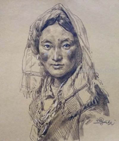 速写名师——梁生作品 - 图画吧TUHUABA