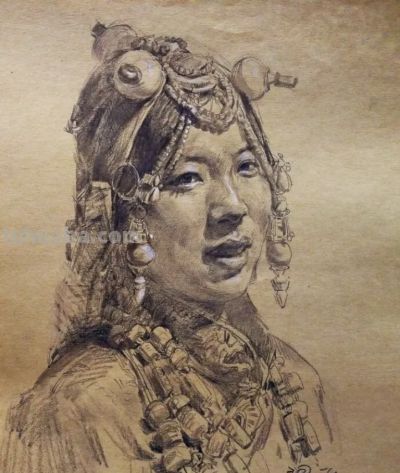 速写名师——梁生作品 - 图画吧TUHUABA