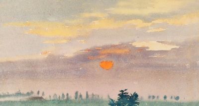 梁栋作品赏，耕耘在田野大地上的水彩 - 图画吧TUHUABA