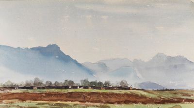 梁栋作品赏，耕耘在田野大地上的水彩 - 图画吧TUHUABA