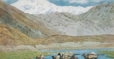 梁栋作品赏，耕耘在田野大地上的水彩 - 图画吧TUHUABA