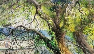 画里乡村，水彩徽州 - 图画吧TUHUABA