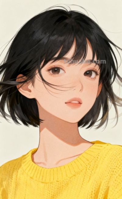 收藏治愈系女生插画｜文艺水彩风 - 图画吧TUHUABA