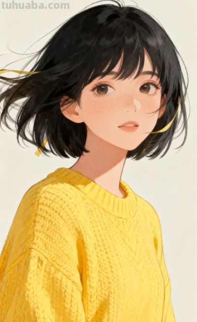 收藏治愈系女生插画｜文艺水彩风 - 图画吧TUHUABA