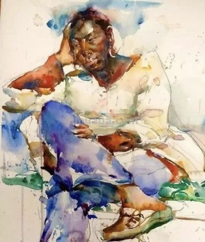 美国水彩画家查尔斯·雷德作品 - 图画吧TUHUABA