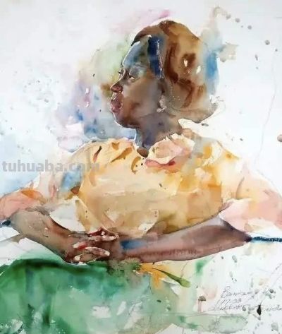 美国水彩画家查尔斯·雷德作品 - 图画吧TUHUABA