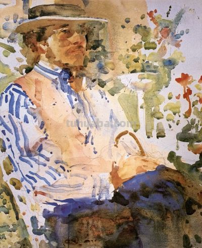 美国水彩画家查尔斯·雷德作品 - 图画吧TUHUABA