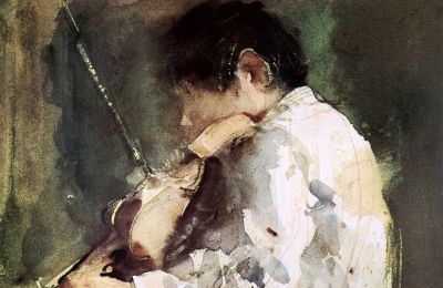 美国水彩画家查尔斯·雷德作品 - 图画吧TUHUABA