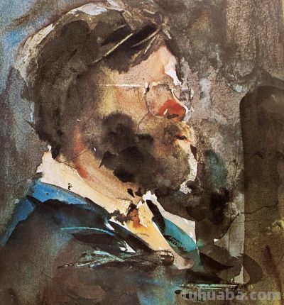 美国水彩画家查尔斯·雷德作品 - 图画吧TUHUABA