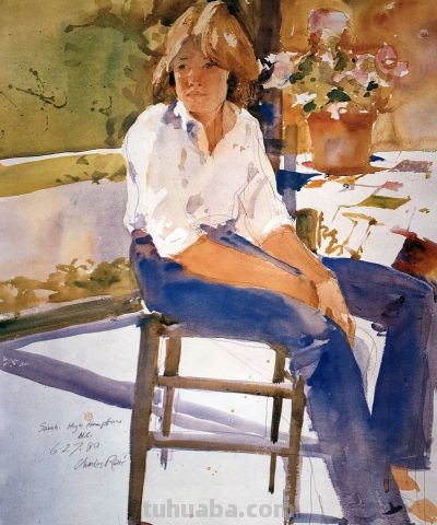 美国水彩画家查尔斯·雷德作品 - 图画吧TUHUABA