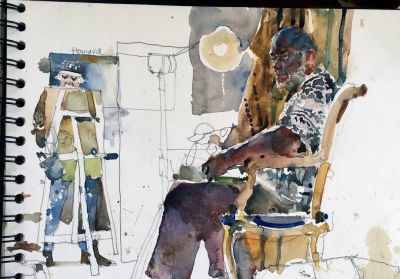 美国水彩画家查尔斯·雷德作品 - 图画吧TUHUABA