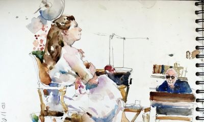 美国水彩画家查尔斯·雷德作品 - 图画吧TUHUABA