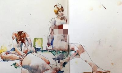 美国水彩画家查尔斯·雷德作品 - 图画吧TUHUABA