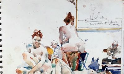 美国水彩画家查尔斯·雷德作品 - 图画吧TUHUABA