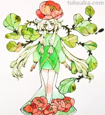 水彩插画，极具才华！ - 图画吧TUHUABA