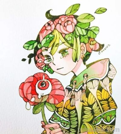 水彩插画，极具才华！ - 图画吧TUHUABA