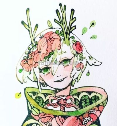 水彩插画，极具才华！ - 图画吧TUHUABA