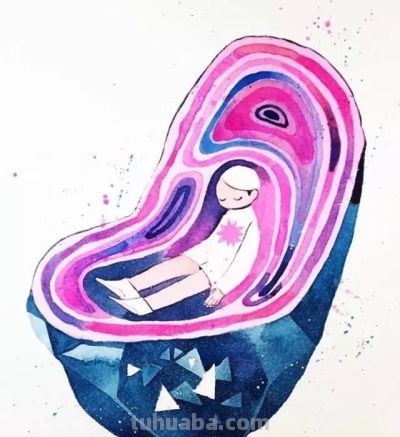 水彩插画，极具才华！ - 图画吧TUHUABA
