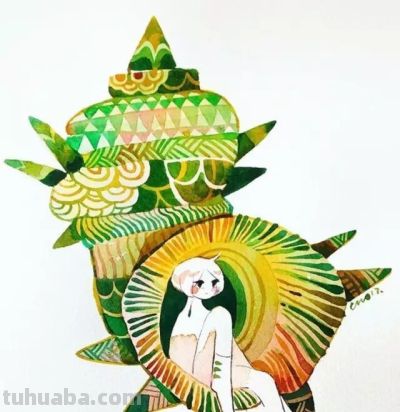 水彩插画，极具才华！ - 图画吧TUHUABA