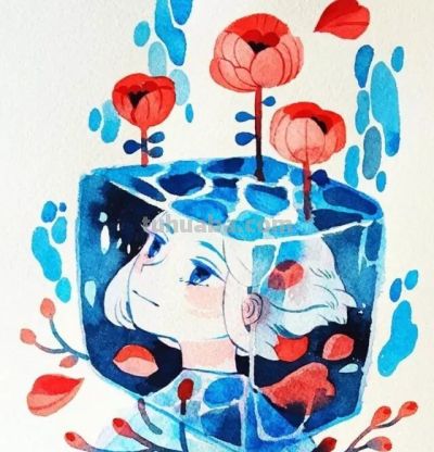 水彩插画，极具才华！ - 图画吧TUHUABA