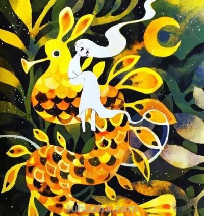 水彩插画，极具才华！ - 图画吧TUHUABA
