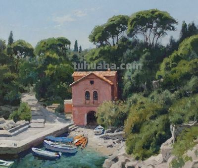 俄罗斯画家斯坦尼斯拉夫·布鲁西洛夫的风景油画 - 图画吧TUHUABA