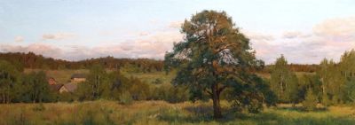 俄罗斯画家斯坦尼斯拉夫·布鲁西洛夫的风景油画 - 图画吧TUHUABA