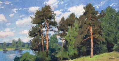 俄罗斯画家斯坦尼斯拉夫·布鲁西洛夫的风景油画 - 图画吧TUHUABA