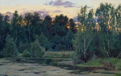 俄罗斯画家斯坦尼斯拉夫·布鲁西洛夫的风景油画 - 图画吧TUHUABA