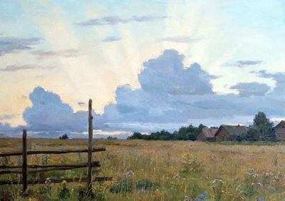 俄罗斯画家斯坦尼斯拉夫·布鲁西洛夫的风景油画 - 图画吧TUHUABA