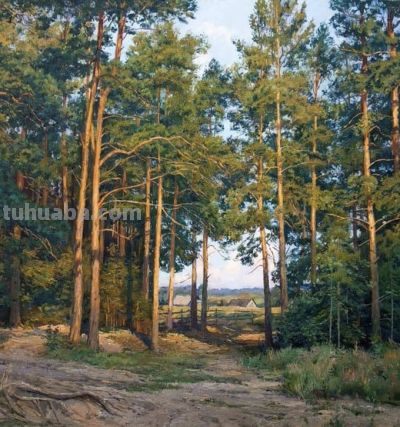 俄罗斯画家斯坦尼斯拉夫·布鲁西洛夫的风景油画 - 图画吧TUHUABA