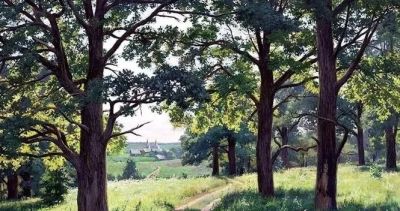 俄罗斯画家斯坦尼斯拉夫·布鲁西洛夫的风景油画 - 图画吧TUHUABA