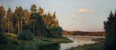 俄罗斯画家斯坦尼斯拉夫·布鲁西洛夫的风景油画 - 图画吧TUHUABA