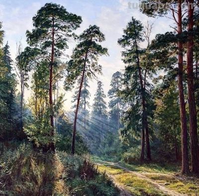 俄罗斯画家斯坦尼斯拉夫·布鲁西洛夫的风景油画 - 图画吧TUHUABA