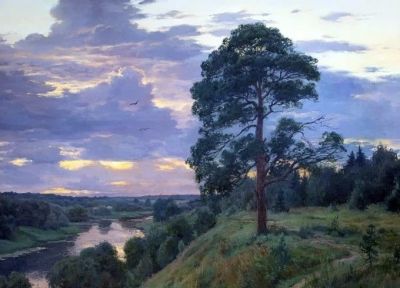 俄罗斯画家斯坦尼斯拉夫·布鲁西洛夫的风景油画 - 图画吧TUHUABA