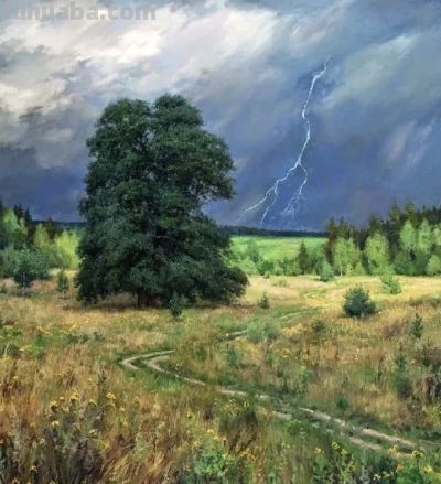 俄罗斯画家斯坦尼斯拉夫·布鲁西洛夫的风景油画 - 图画吧TUHUABA