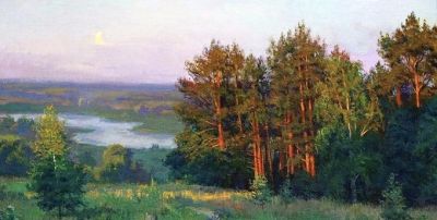 俄罗斯画家斯坦尼斯拉夫·布鲁西洛夫的风景油画 - 图画吧TUHUABA
