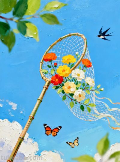 捕捉春日美好｜油画 - 图画吧TUHUABA