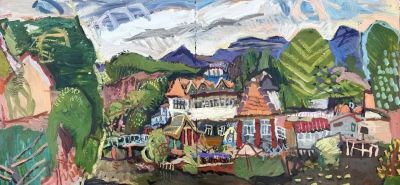 【DeepSeek谈艺】杨继锋·油画丨凝萃山河的诗意，叩响本真的回响 - 图画吧TUHUABA