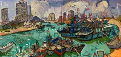 【DeepSeek谈艺】杨继锋·油画丨凝萃山河的诗意，叩响本真的回响 - 图画吧TUHUABA