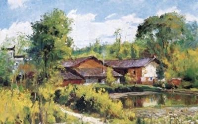 油画里的一幕幕乡愁 - 图画吧TUHUABA